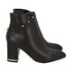 thumbnail image 3 of Botin Casual Mujer Café/Dorado Taco Medio Tini Police, 3 of 5