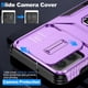 thumbnail image 5 of Funda Armada para Motorola Moto G Power 2023 con Tapa Deslizante y Soporte Magnético Giratorio Morado, 5 of 5