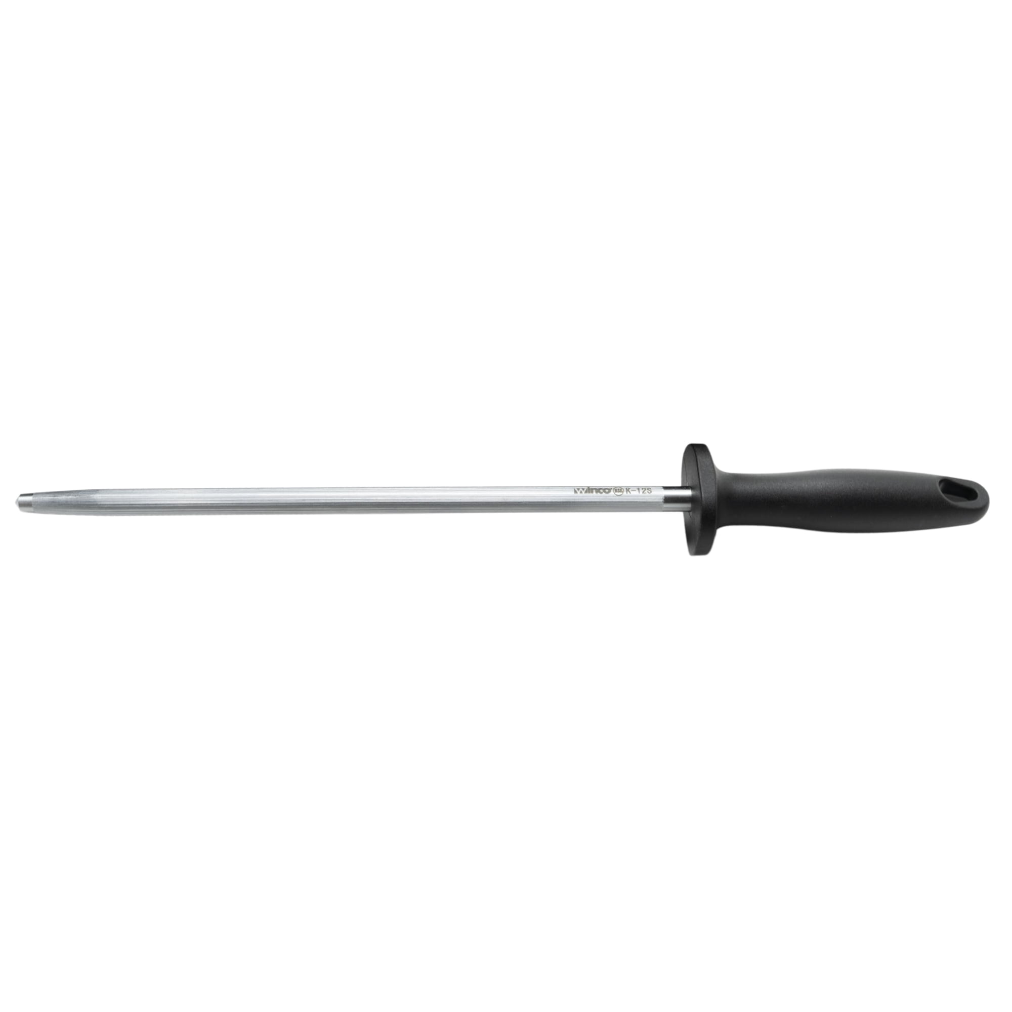 Afilador De Acero Winco De 30 Cm De Acero Inoxidable Redondo