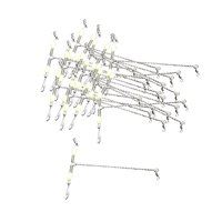 Magideal - Eslabón Giratorio De 3 Vías Para Pesca, Eslabones Giratorios De Pesca En Forma De T, Cierres A Presión, Con Cuentas Luminosas, Gancho Giratorio De Con 15Cm