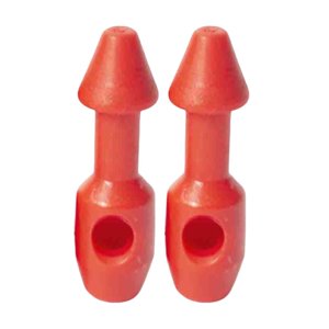 Magideal - 2 Piezas De Insertos De Espoleta Para Banda De Pesca Submarina, Accesorios De Pesca Submarina, Piezas Resistentes Rojo
