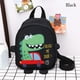 thumbnail image 1 of Children Cute Cartoon Dinosaur School Bags Anti-lost Backpacks Toddler Rucksack Kindergarten Schoolbag, 1 of 3