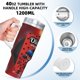 thumbnail image 5 of Miraculous: Las Aventuras de Ladybug Vaso aislado de acero inoxidable con asa, diseño temático, regalo para familia, amigos y fans; incluye pajita y encaja en el portavasos estándar, 40 oz, 5 of 6