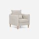 thumbnail image 1 of Poltrona Blume 1 Cuerpo Tela Beige, 1 of 9