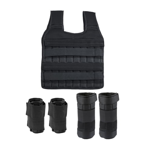 Ioensy - Chaleco De Pesas Brazalete Con Pesas Chaqueta De Pesas En Los Tobillos Chaleco De Carga Para Entrenamiento