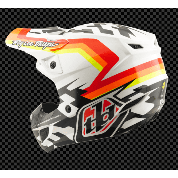 Casco Troy Lee Desing 5SE Polycarbonate Dash Orange