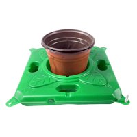 Magideal - Flotante Para Estanque, Cama Flotante Para Plantas De Jardín, Maceta Cuadrada, Maceta Para Plantas Acuáticas, Macetas Acuáticas Flotantes