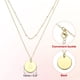 thumbnail image 2 of Collar de Inicial, Collar de Letra Inicial, Colgante de Disco Alfabeto Collar en Capas Collar de Inicial Pequeño Tono Dorado para Adolescentes Mujeres Regalos de Cumpleaños, 2 of 7