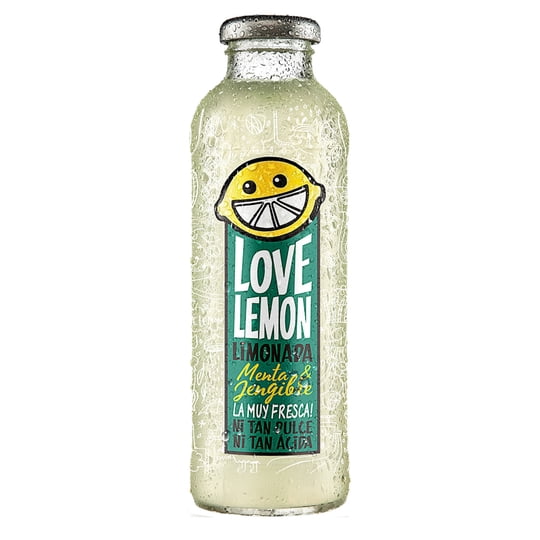 Bebida Limonada Menta Y Jengibre Botella 475 cc Love Lemon