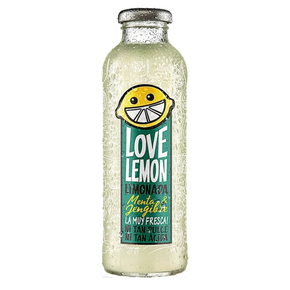 Bebida Limonada Menta y Jengibre Botella, 475 cc