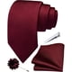 thumbnail image 1 of Branduce 3.158 cm Solid Formal Tie and Pocket Square Plain, 1 of 3