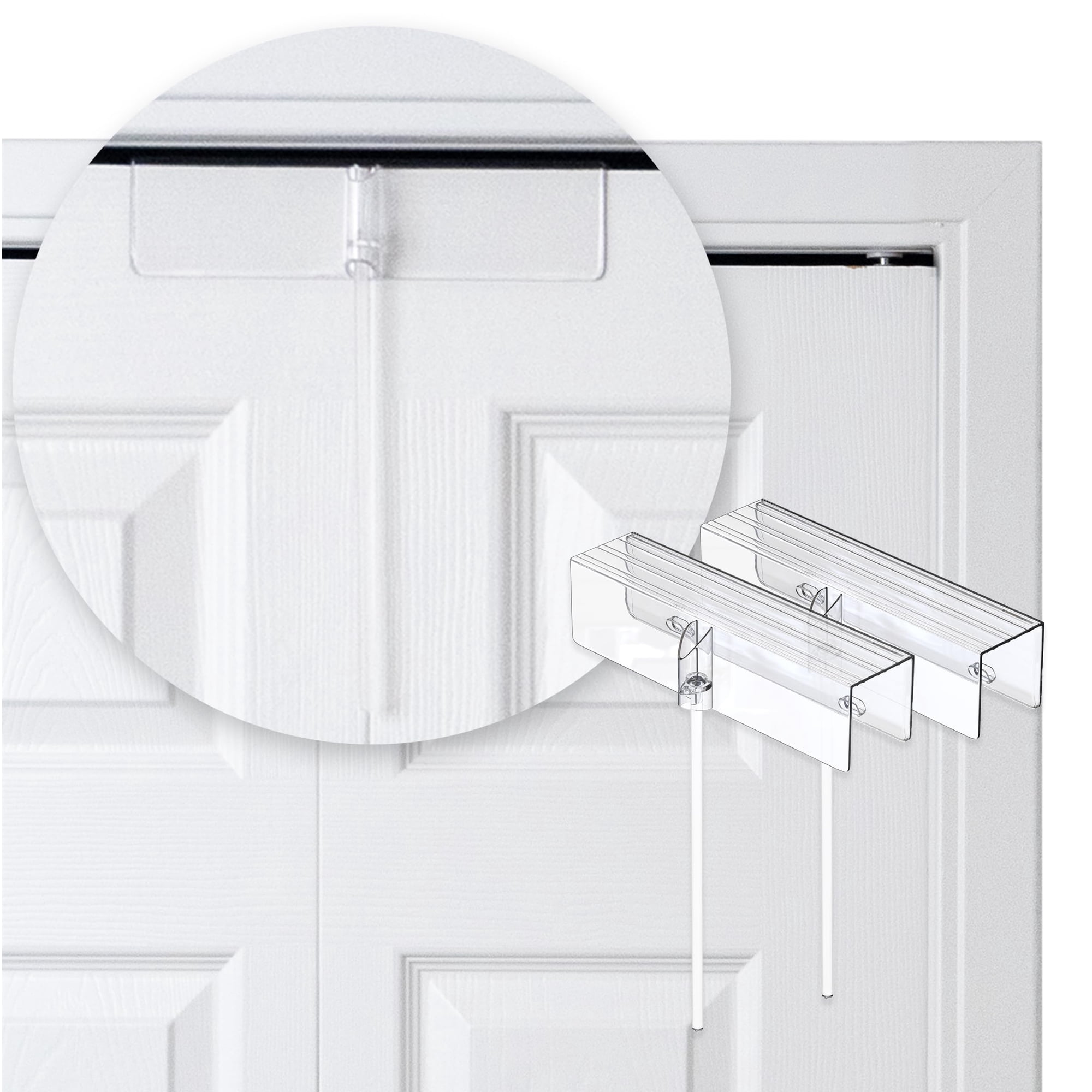 Cerradura Plegable Safety Innovations Para Puertas De Madera De 1 3/8 Pulgadas (paquete De 2)
