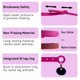thumbnail image 3 of Collar para gato Nuvuq con cierre de seguridad, suave, ligero, rosa, 17,5-26 cm, 3 of 7