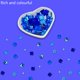 thumbnail image 2 of Mosaicos de vidrio cristal azul Giftmeet de 350 piezas para manualidades, 2 of 6