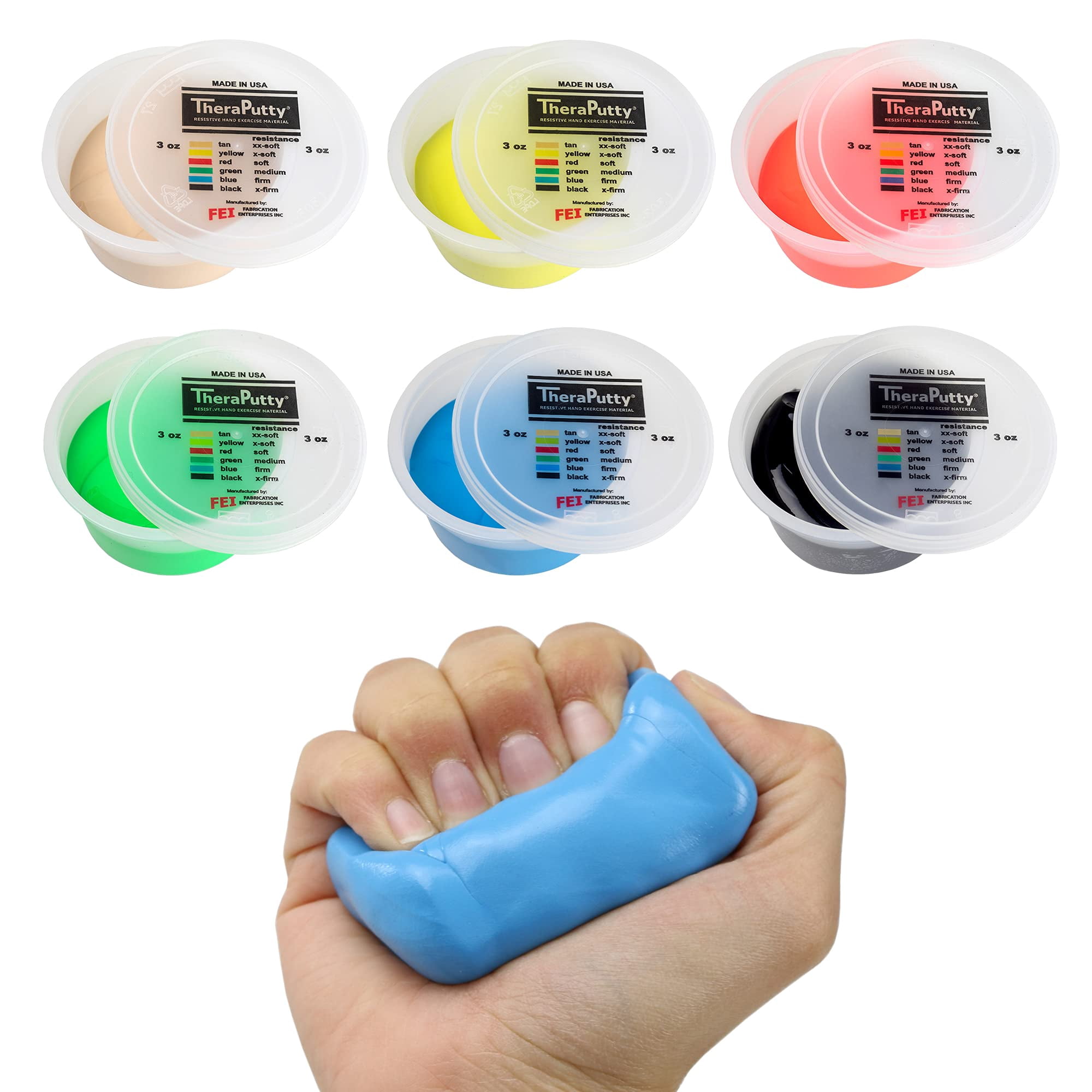 Hand Exercise Putty Putty puede hacer con Theraptty Standard ...