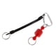 thumbnail image 4 of Cordón De Pesca En Espiral De Alambre De Acero Con Liberación De Red Magnética Y Hebilla Rojo, 4 of 5