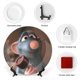 thumbnail image 3 of Ratatouille Plato decorativo de porcelana fina (bone china), plato decorativo de cerámica para hogar, oficina, soporte de pared, platos decorativos para dormitorio - 6 pulgadas (15 cm), 3 of 6