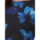 thumbnail image 5 of INSPIRE CHIC Vestido ajustado floral de mujer con mangas largas, cuello barco fruncido, vestido de cóctel maxi de malla XL negro, 5 of 6