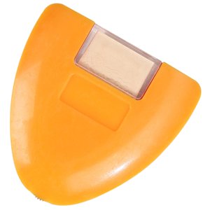 Bothyi - Rueda De Tiza Triangular Compacta, Portátil, Duradera, Accesorio Extraíble, Mini, Amarillo, Naranja