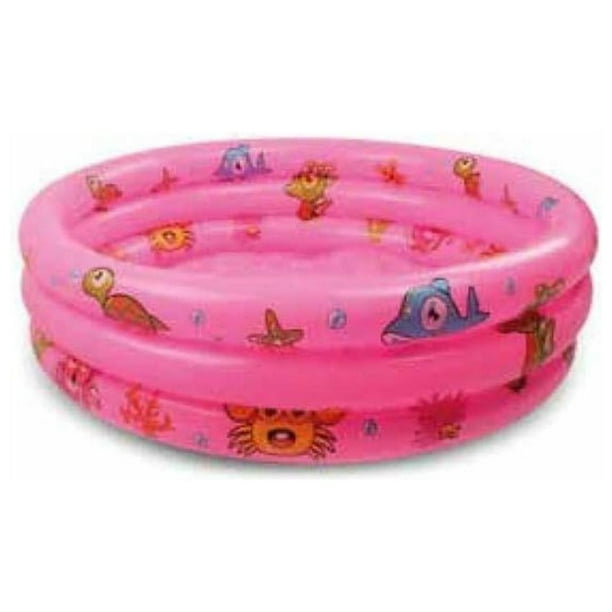 Piscina Inflable Redonda 90x30cm Infantil Rosado