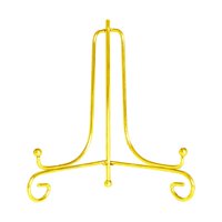 Magideal - Soporte De Exhibición, Soporte De Marco De Fotos Soporte De Caballete De Exhibición Estante De Exhibición De Tazón Fuerte Para Decoración De Sala De , Dorado, 3 Pulgadas