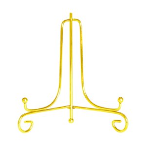 Magideal - Soporte De Exhibición, Soporte De Marco De Fotos Soporte De Caballete De Exhibición Estante De Exhibición De Tazón Fuerte Para Decoración De Sala De , Dorado, 3 Pulgadas