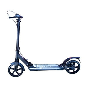 Vipnetwork - Scooter Monopatín Niños Adultos Con Freno Disco Negro