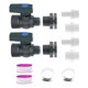 thumbnail image 1 of Kit De Espiga De Barril De Lluvia, 2 Uds., Resistente De 3/4 Pulgadas Para Piscinas De Acuarios De Barril De Jardín, 1 of 5