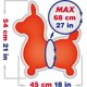 thumbnail image 5 of Caballo hinchable Gymnic Rody Green para niños de 3 a 5 años, 5 of 7