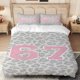 thumbnail image 1 of Leopard Print Background No. 67 Digital Print Set Polyester Light Beige-Friendly Fabric, 1 of 5