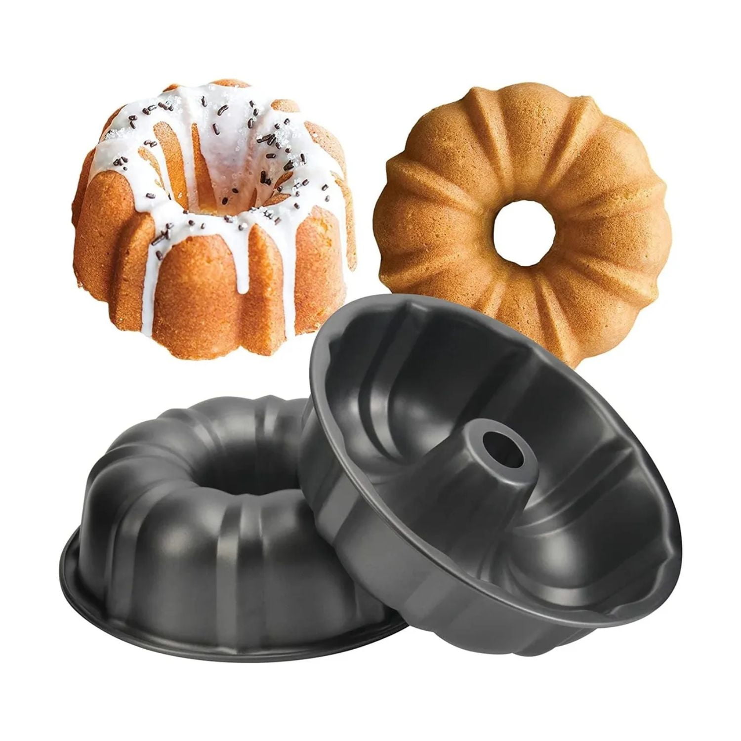 Genérico - Molde Queque Redondo 23 Cm Antiadherente Repostería