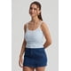 thumbnail image 1 of Polera Mujer Encaje Escote Celeste Oscuro, 1 of 4