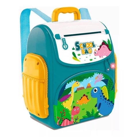Click Ventas - Alcancía Infantil Mochila Electrica Sensor De Huella Verde