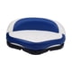 thumbnail image 1 of Asiento de barco, silla de capitán de barco, accesorios, cojín, asiento de repuesto para lancha rápida, fácil instalación para kayak y piragüismo al a Azul Blanco, 1 of 5