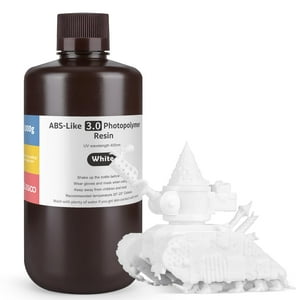 Impresora 3D De Resina Elegoo, Abs Like 3.0, 1000 G, Mejorada, Color Blanco