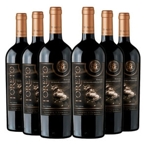 Toreto - 6 Vinos Reserva De Familia Merlot, 750 Ml, 14.5%