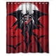 thumbnail image 1 of Cortina de ducha de superhéroe de Los Vengadores Batman, juego de cortina de baño con ganchos, tamaño 66 x 72 pulgadas, 1 of 3