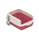 thumbnail image 4 of Caja De Arena Para Gatos Resistente A Las Manchas Y Antisalpicaduras Con Bandeja De Arena Para Gatos De Lado Alto Rosa, 4 of 5