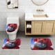 thumbnail image 2 of Juego de Alfombras de Baño Desmarcar Clifford El Gran Perro Rojo 3 Piezas, 2 of 6