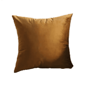 Genérico - Funda Para Cojín Velvet Terciopelo Liso En Variedad De Colores - Terracota