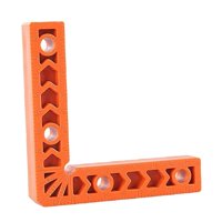 Magideal - Abrazadera De Ángulo Recto, Herramienta De Sujeción De Carpintero, Diseño Grueso Naranja, Herramienta Cuadrada De Precisión De Ángulo Recto Para Estan 4 Pulgadas