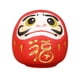 thumbnail image 5 of Daruma Doll Estatua Artesanal Decorativo Para Mesa Estantería Decoración Rojo, 5 of 5