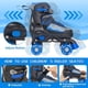thumbnail image 4 of Patines Nattork para niños y niños azules con ruedas iluminadas de 6 a 12 años, 4 of 7