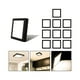 thumbnail image 1 of 10 Foco Plafon Sobrepuesto Cuadrado 18w Luz Calida B. Negro, 1 of 3