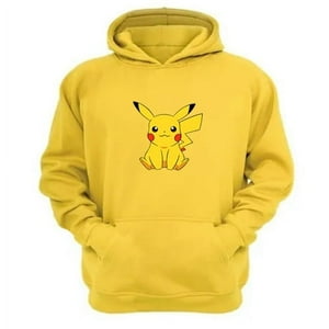 Genérico - Polerón Canguro Pikachu Amarillo Talla Xl Unisex