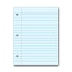thumbnail image 1 of Filler Paper School Smart 87154, perforado con 3 orificios, 8,5 x 11, 100 hojas, 1 of 9