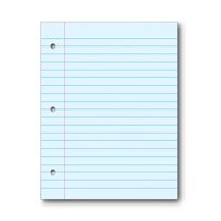 Filler Paper School Smart 87154, Perforado Con 3 Orificios, 8,5 X 11, 100 Hojas