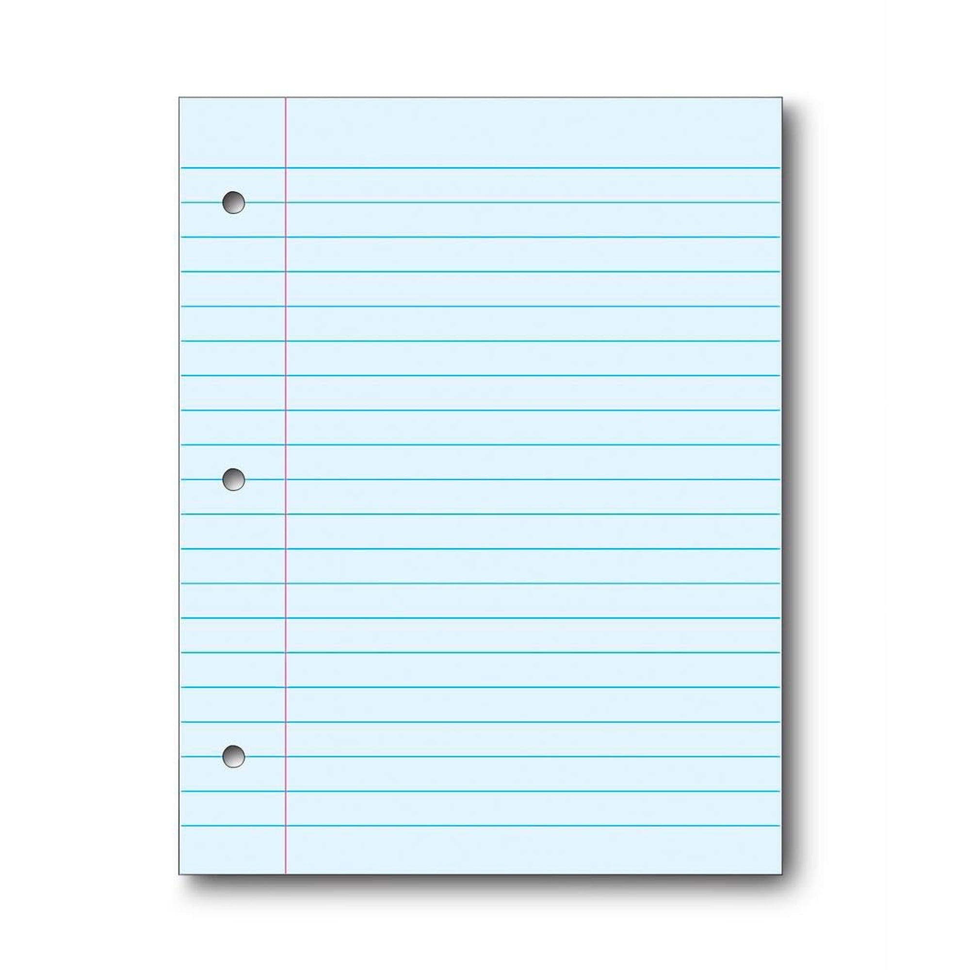 Filler Paper School Smart 87154, Perforado Con 3 Orificios, 8,5 X 11, 100 Hojas