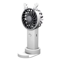 Genérico - Set 2 Mini Ventilador Portátil Recargable Viaje Hogar Lau