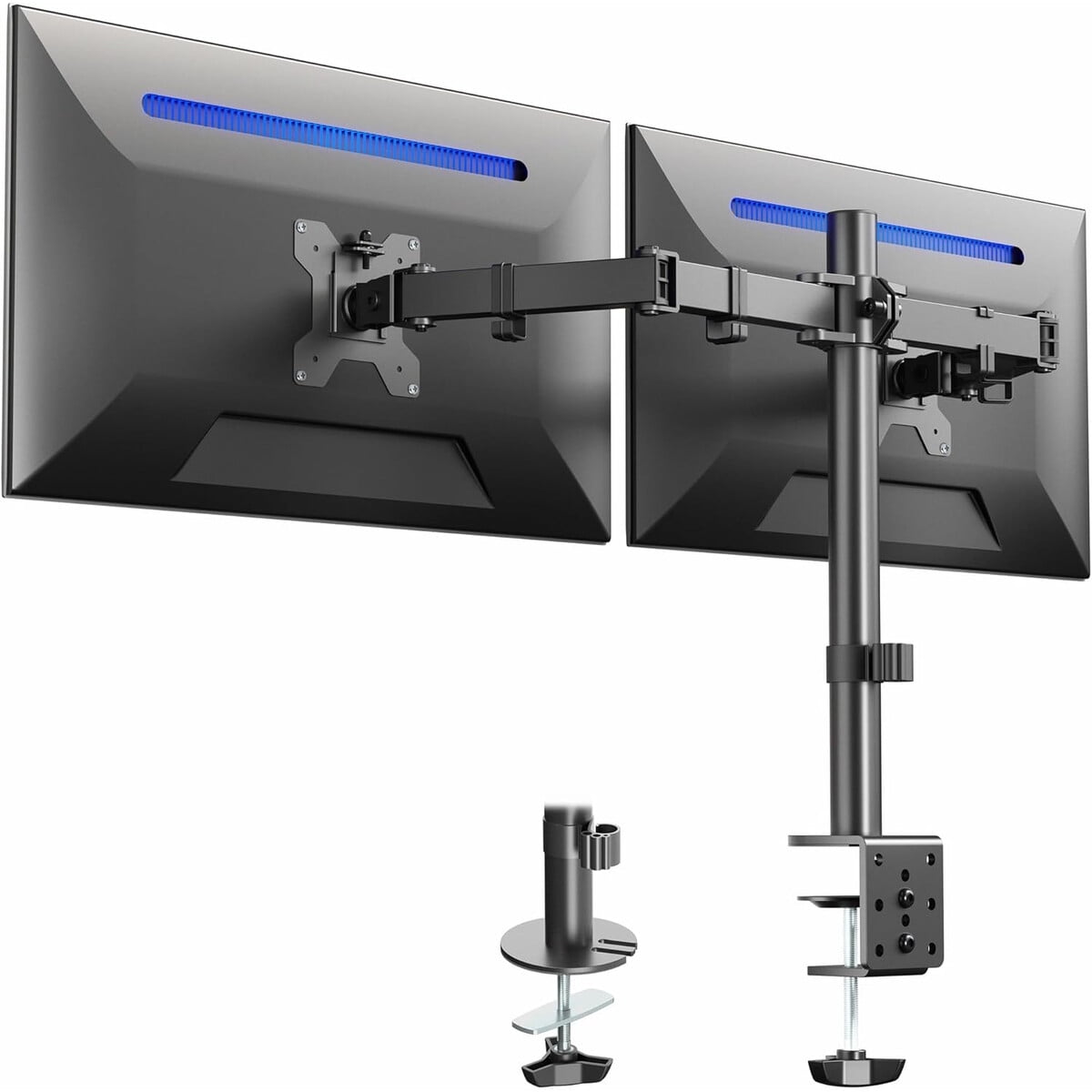 Vivo - Soporte Doble Monitor Escritorio 1330 Pulg Vesa